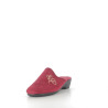 Pantoufle Carene rouge